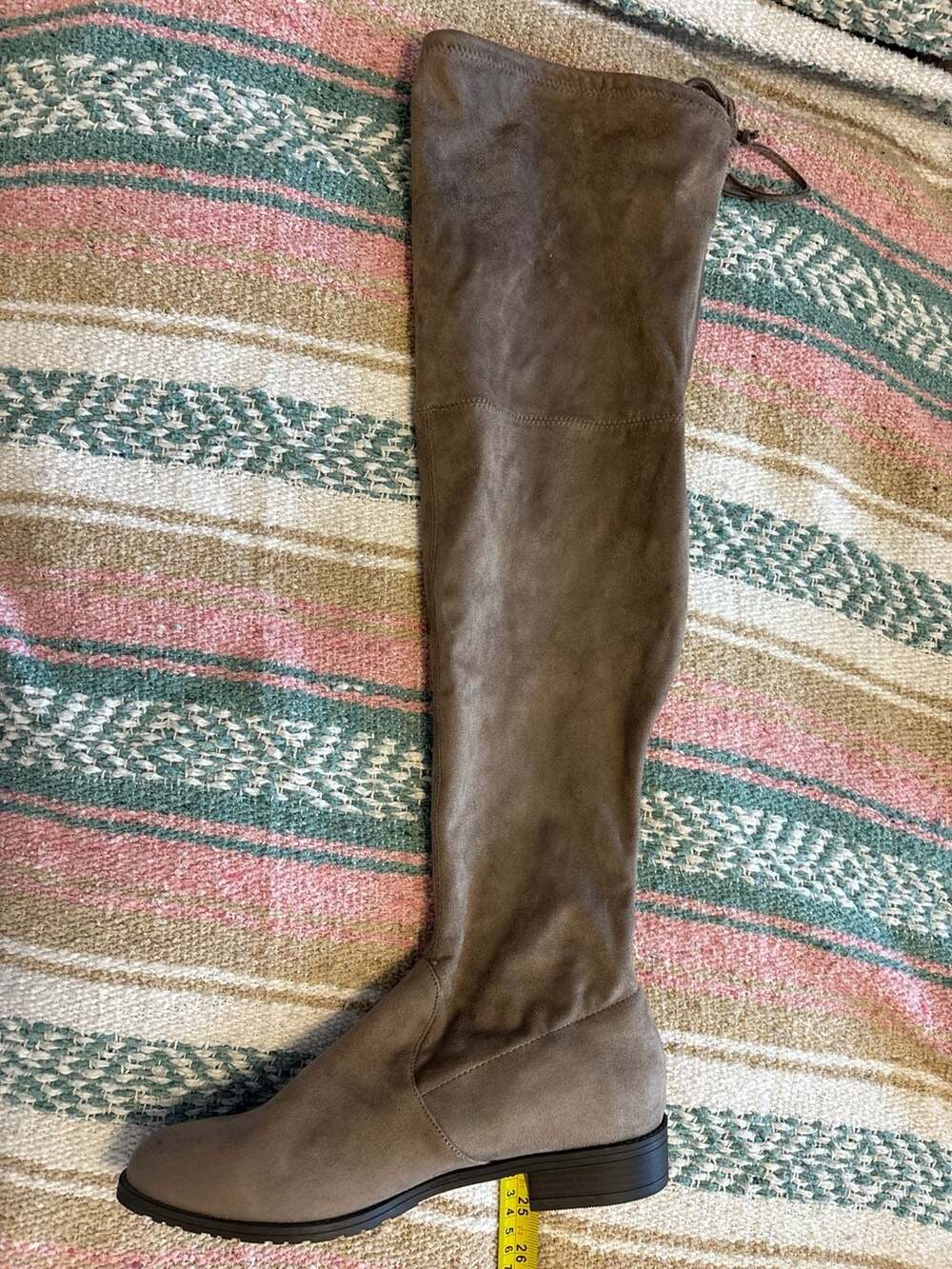 O2: Unisa Gillean Over The Knee Faux Suede Boots Size 8.5M y2k 90s